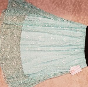XS Mint LLR Lola skirt